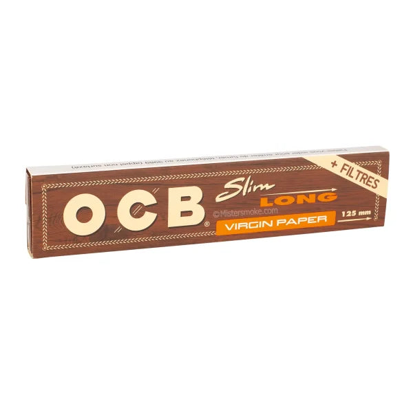 Texte alternatif (alt) :
Feuilles OCB Slim Long non blanchies avec cartons pour roulage CBD