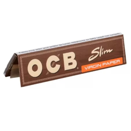 Feuilles OCB slim non blanchies avec cartons pour roulage CBD naturel