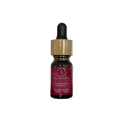 Huile CBD 15% + CBG 15% - Spécial Anti Douleur et anxiété FORTE