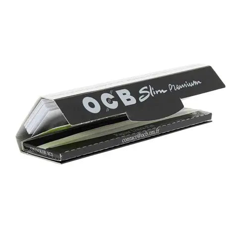 Feuilles OCB Slim blanches avec cartons pour roulage CBD