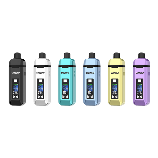 vaporisateur Vane 2 Yocan couleurs noir bleu dégradé